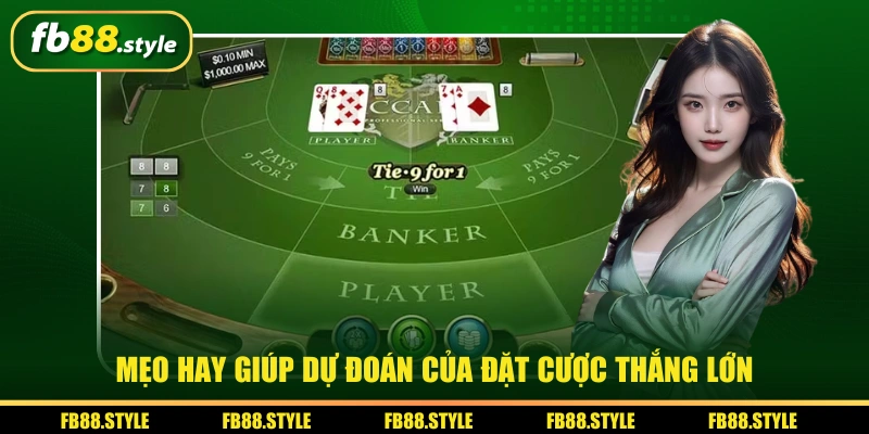 Mẹo hay giúp dự đoán cửa cược Classic Baccarat thắng lớn